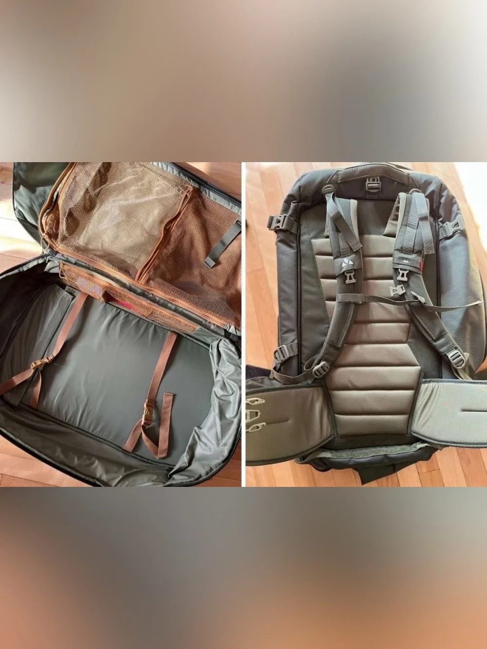 Vaude Mundo 50+ To Go Travel Backpack - Olive